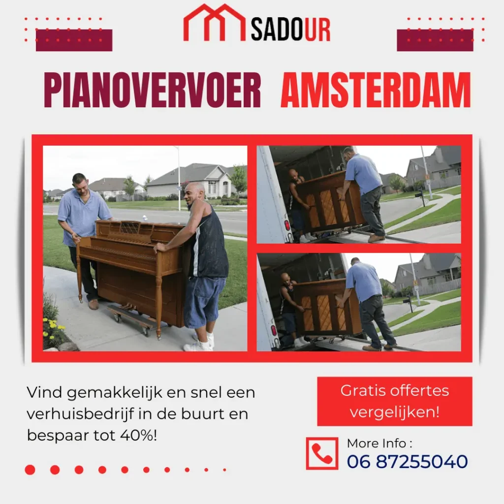 Pianovervoer Amsterdam vanaf €195 door ervaren verhuizers 5 Pianovervoer Amsterdam