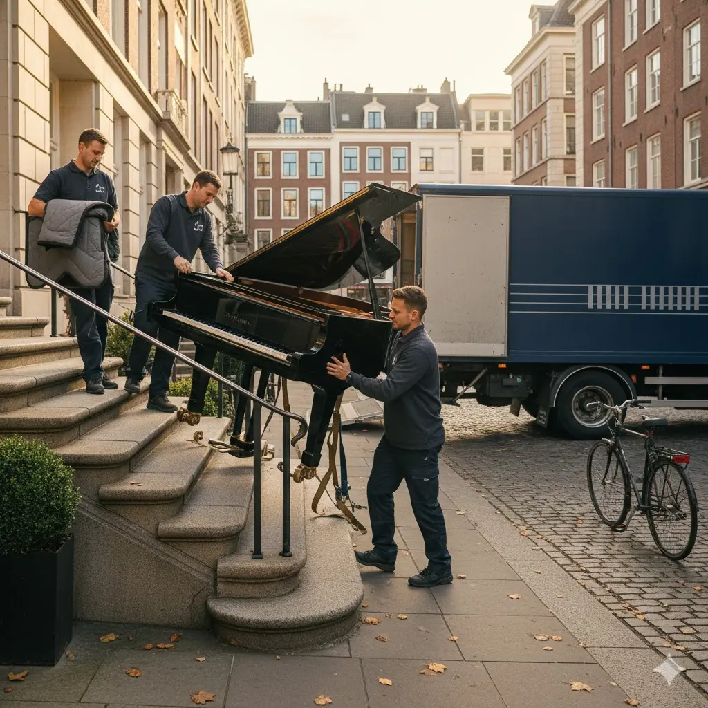 Piano verhuizing bij Sadour vervoer